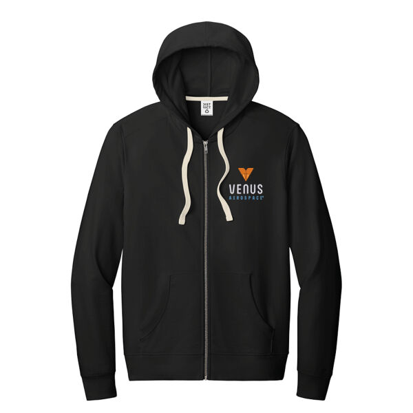 Embroidered Venus Aerospace - Recycled Fleece Full Zip Hoodie Thumbnail