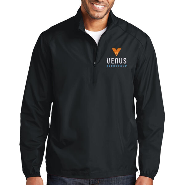Embroidered Venus Aerospace - Zephyr 1/2 Zip Pullover Thumbnail